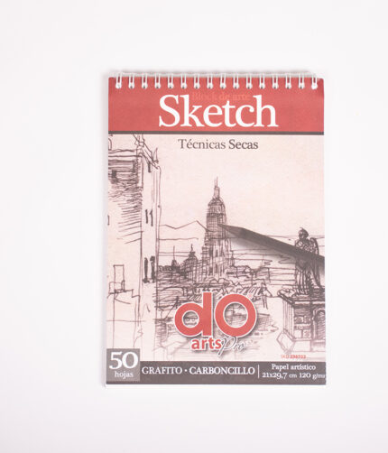 Cuaderno de Arte Sketch con Espiral 50h